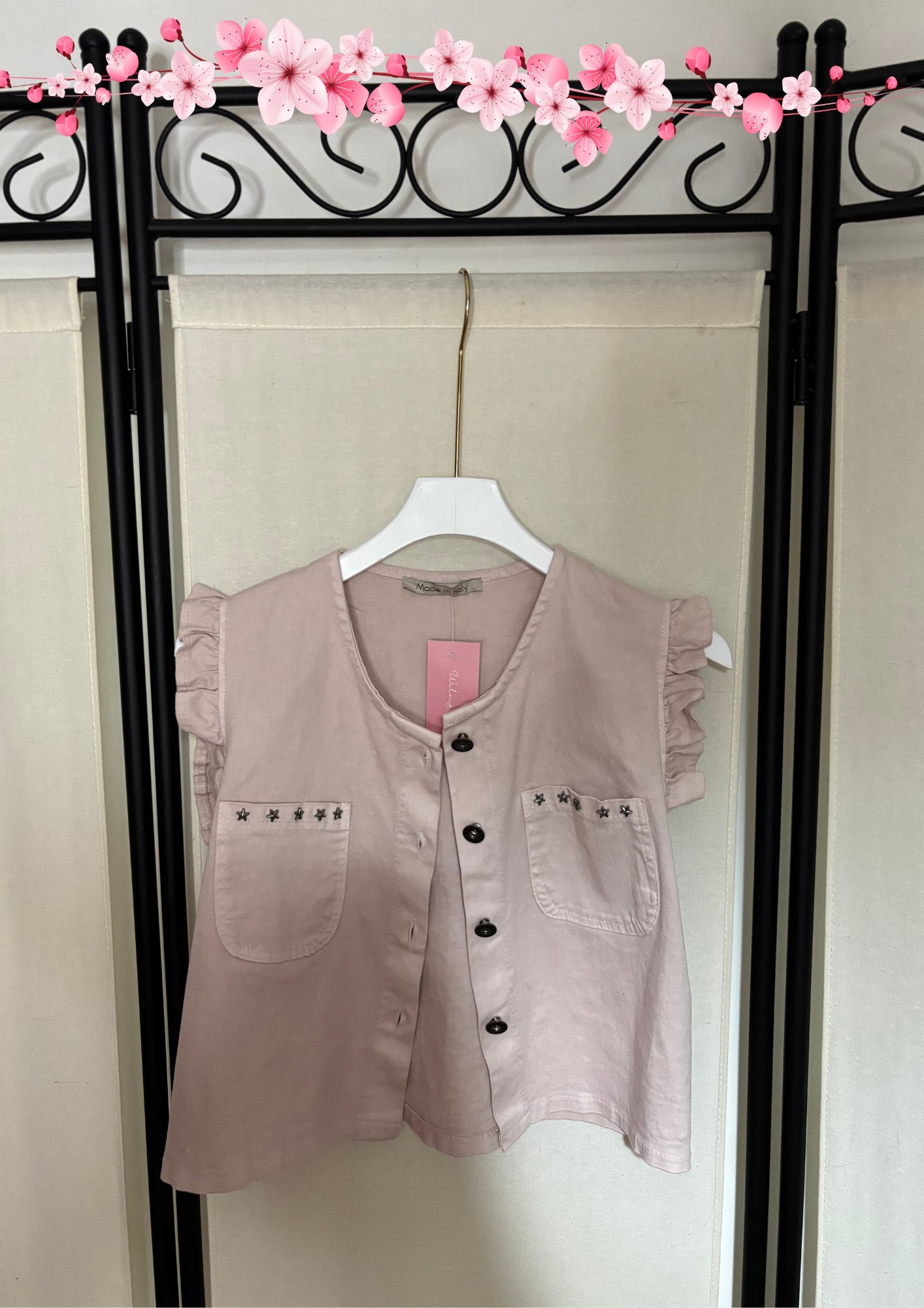 CONJUNTO DENIM ROSA PALO