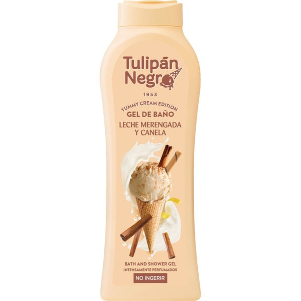 Gel de Baño Leche Merengada y Canela Tulipán Negro 650ml