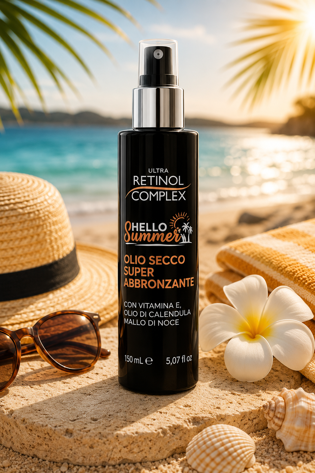 Aceite Seco Super Bronceador Retinol Complex