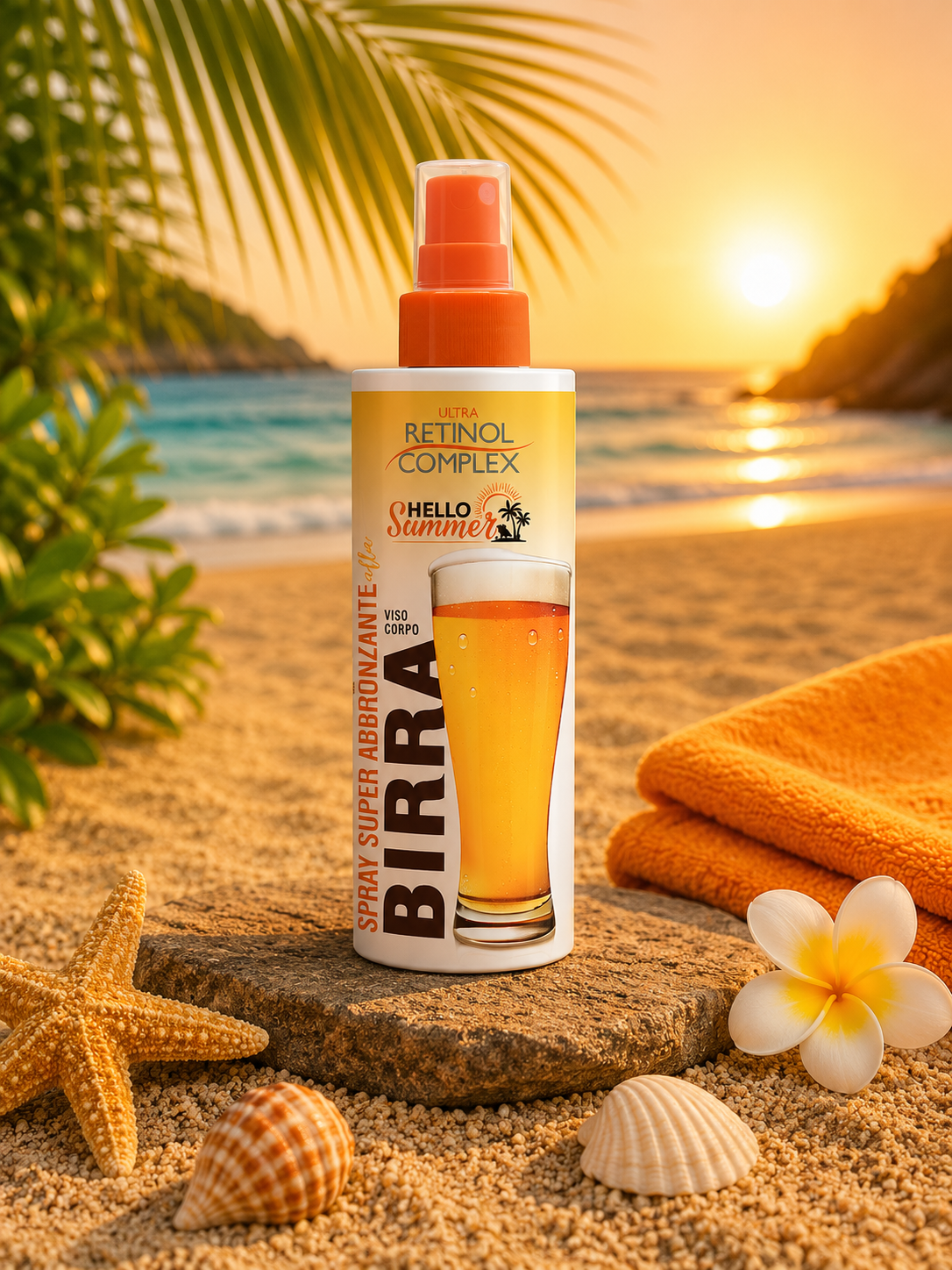 Spray Super bronceador de Cerveza