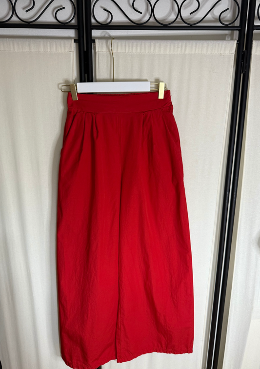 PANTALON ANCHO ROJO