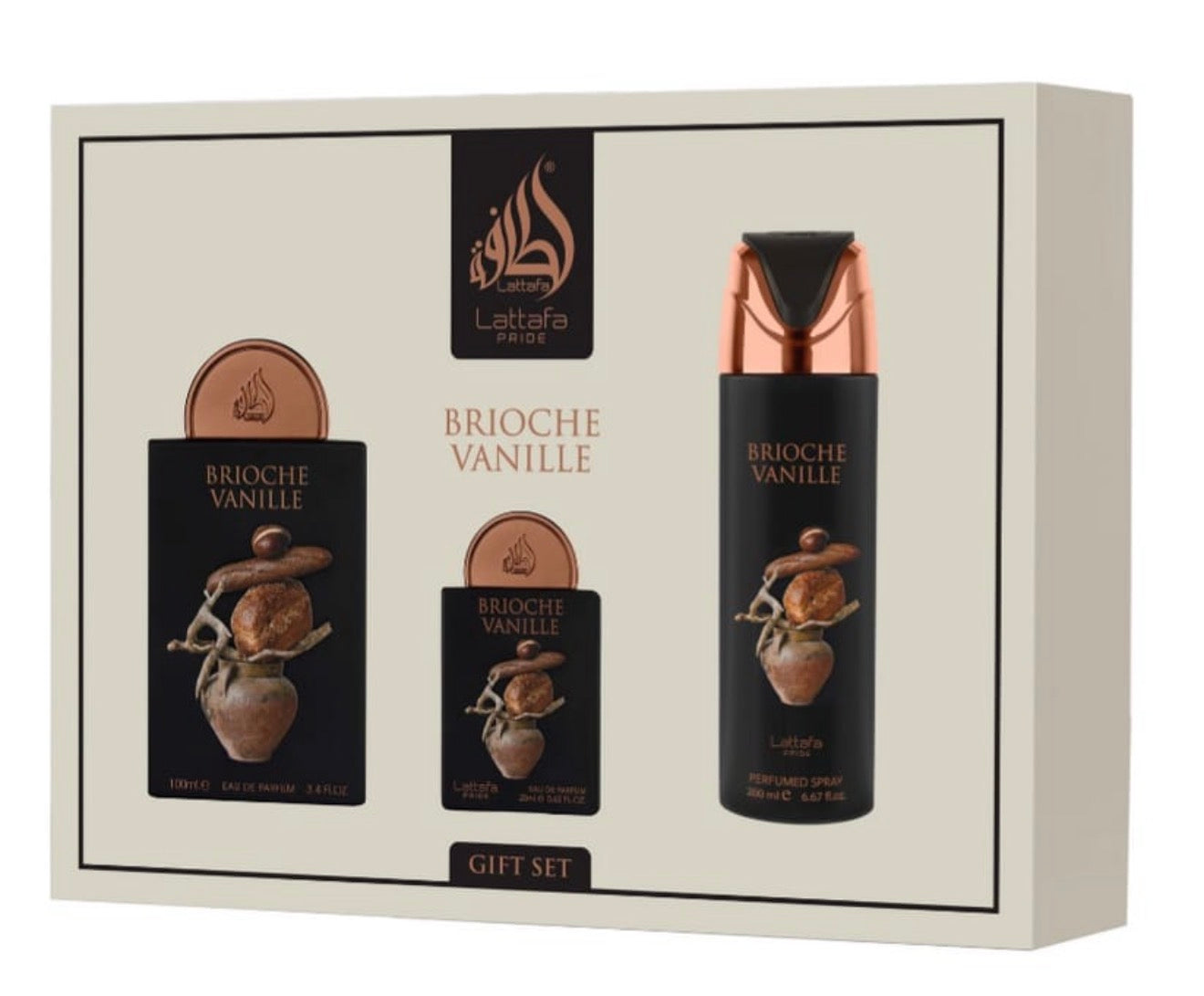 Pack Brioche Vanille Lattafa Pride