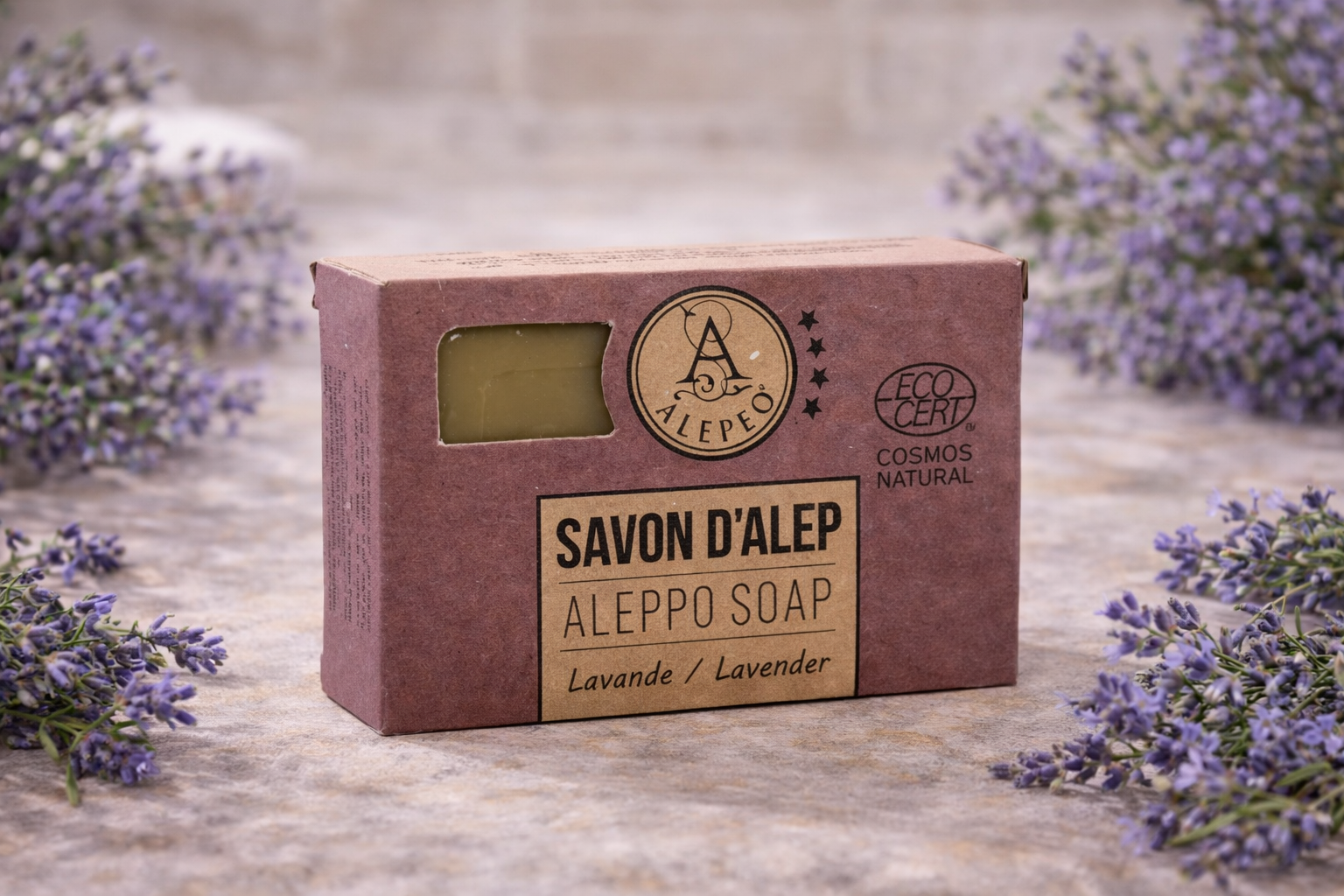 Pastilla Jabón Alepo Lavanda