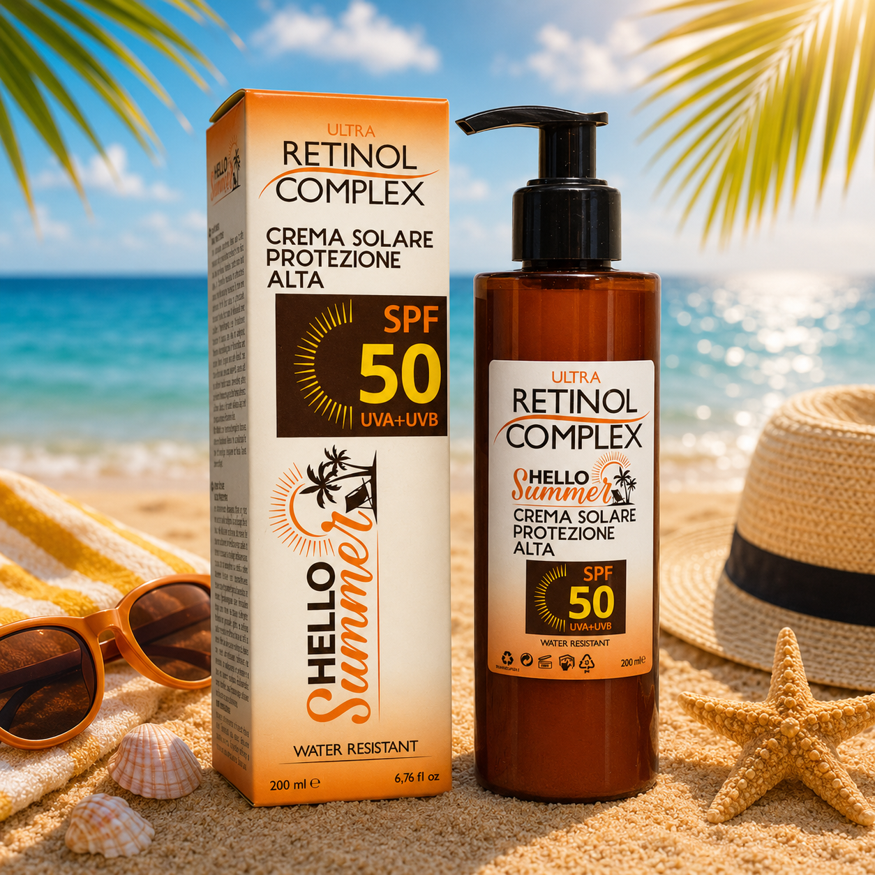 Crema Solar Corporal SPF 50 Retinol Complex