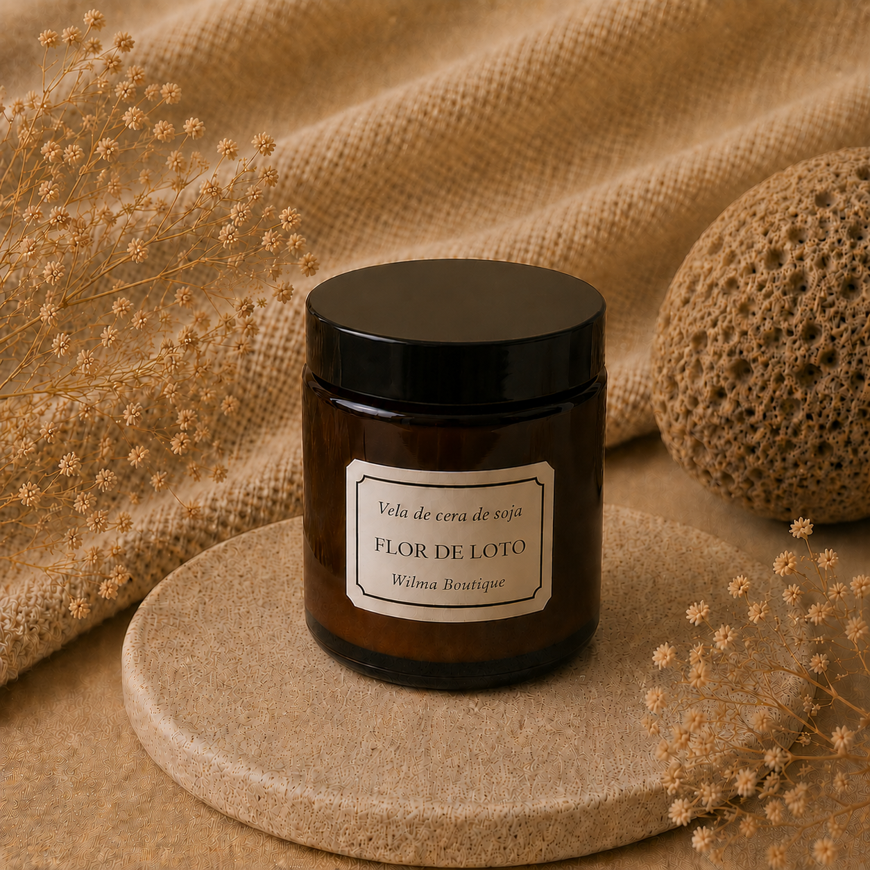 Vela Aromática Flor de Loto