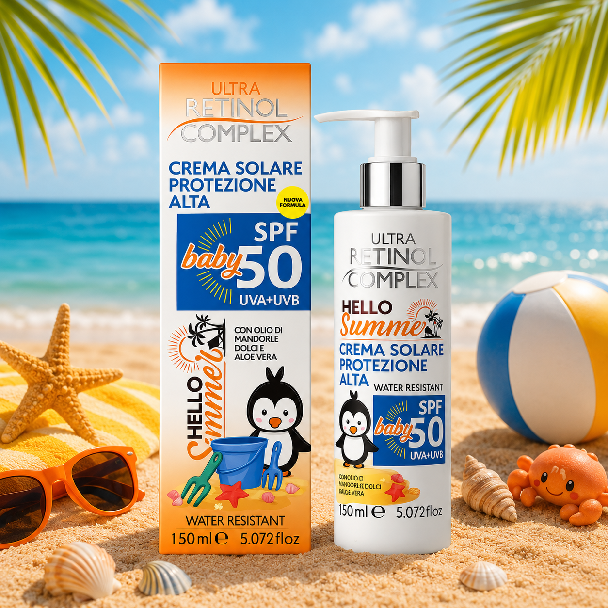 Crema Solar Infantil SPV 50 Retinol Complex