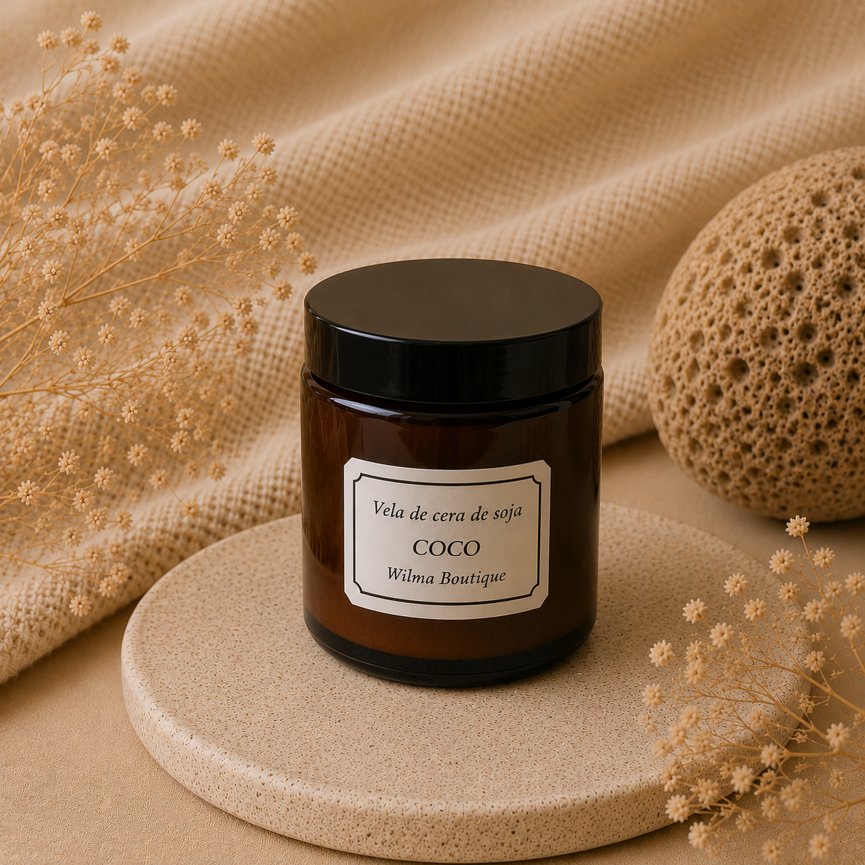 Vela Aromática Coco