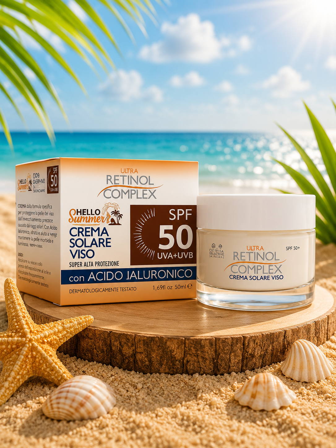 Crema Solar Facial SPF 50 Retinol Complex