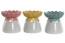 Quemador ceramica flor