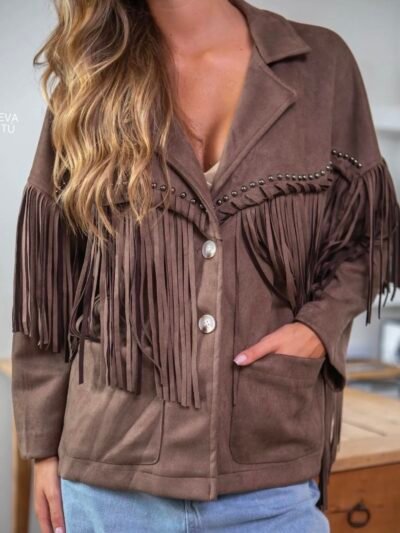 Chaqueta Flecos Eva