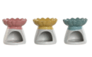 Quemador ceramica flor