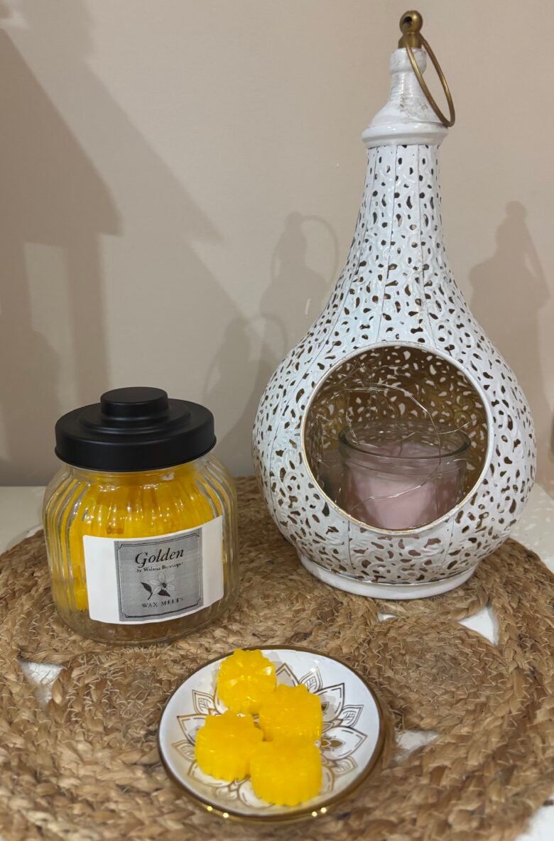 Wax melts Golden