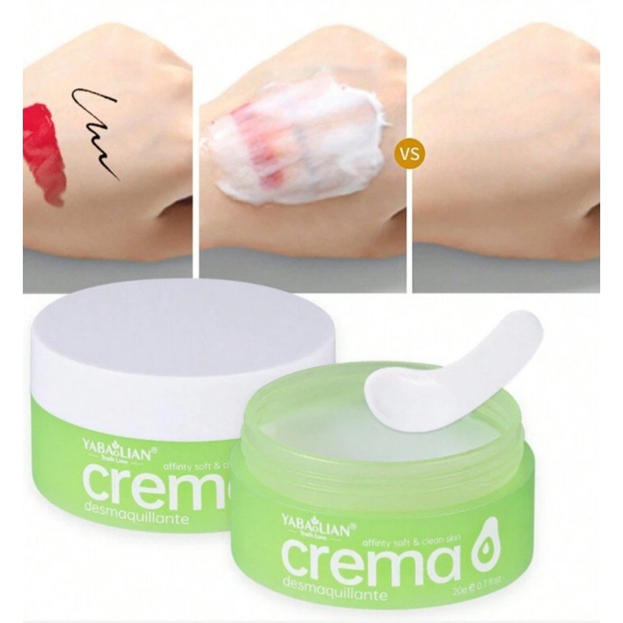 Crema desmaquillante aguacate