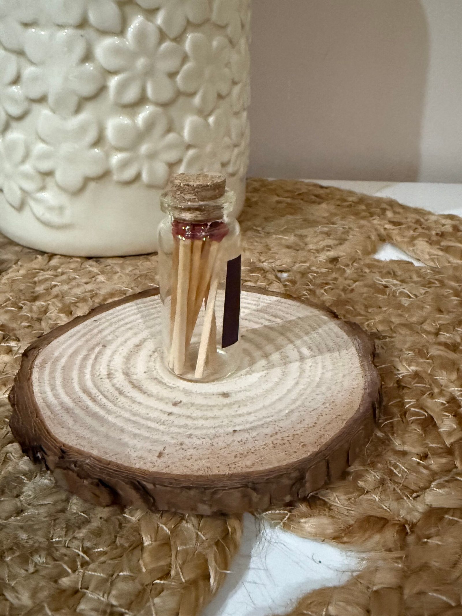 Frasco de cerillas vintage